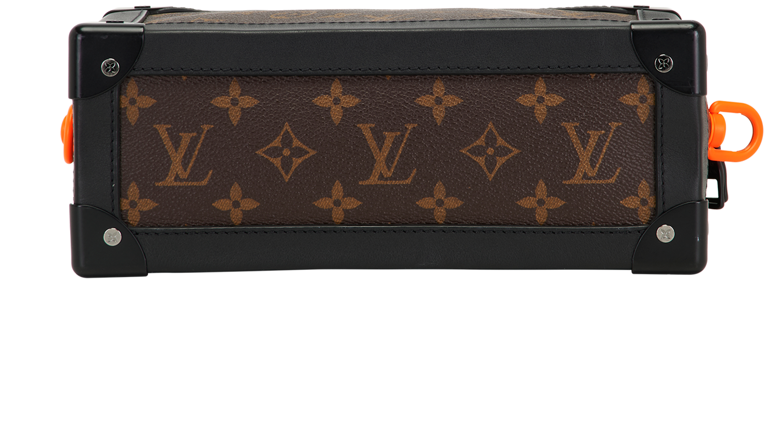 Solar Ray Soft Trunk, &pound;895, Handbags, Black/Brown, Canvas/Leather, Top view